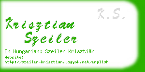 krisztian szeiler business card